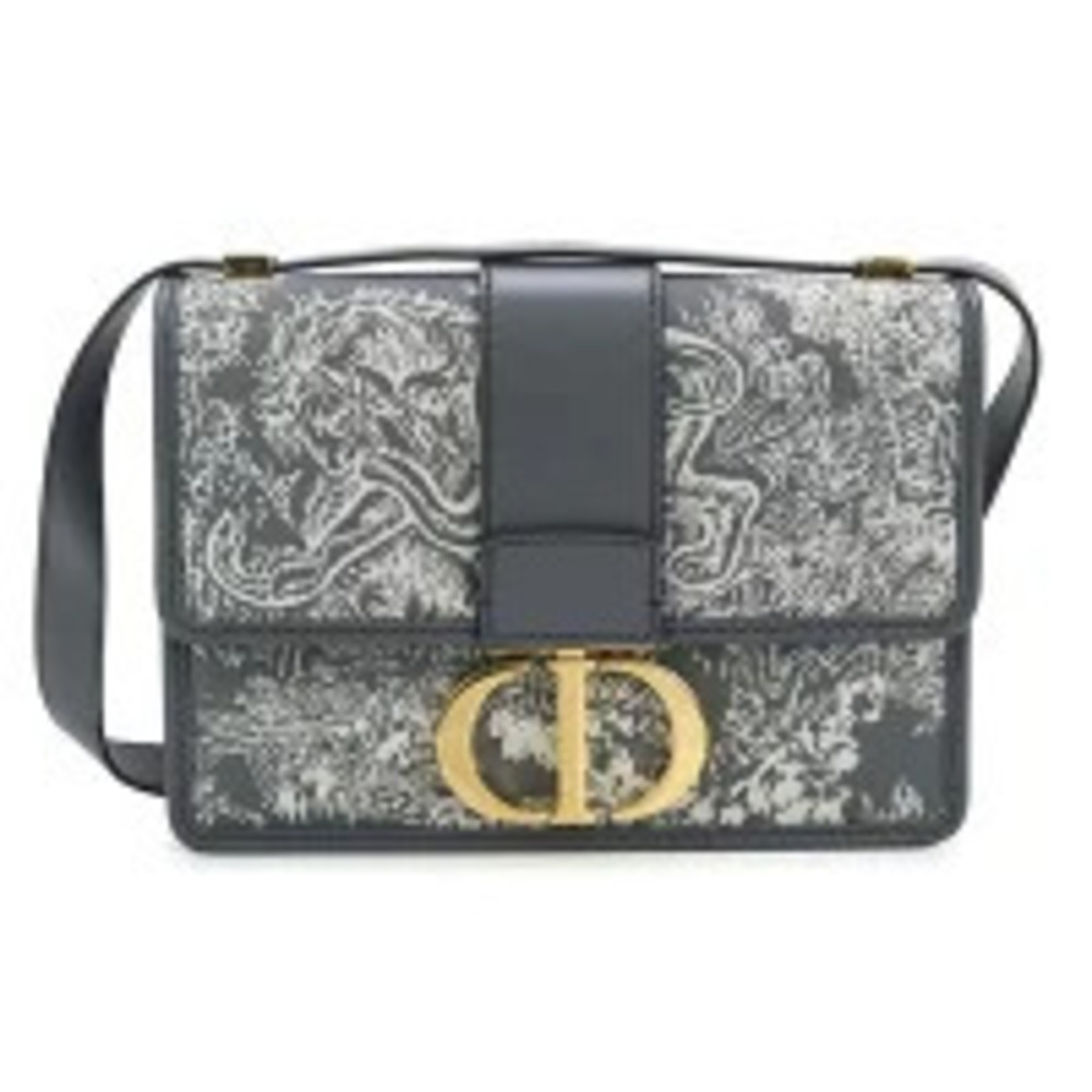 Christian Dior Crossbody Bag Montaigne Gray
